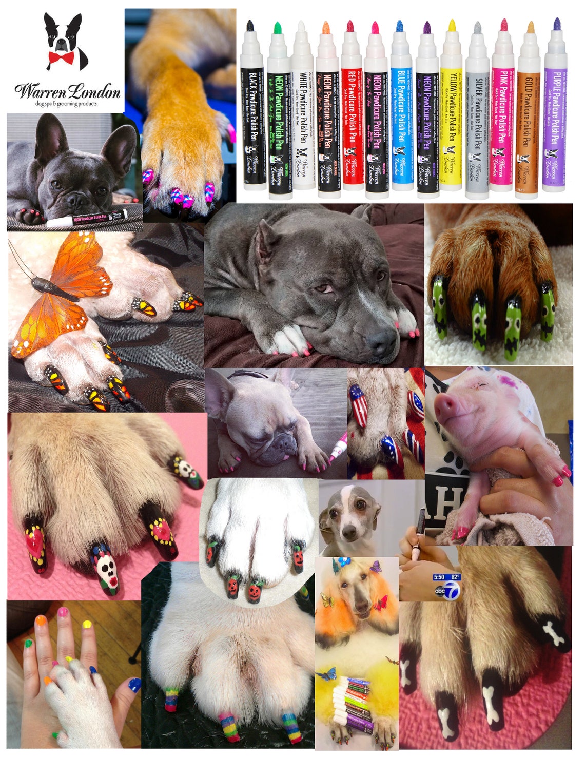Dog Nail Polish Pens Etsy
