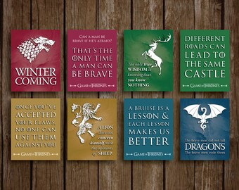 Game Of Thrones Inspired Banner Printable Party Supplies Etsy