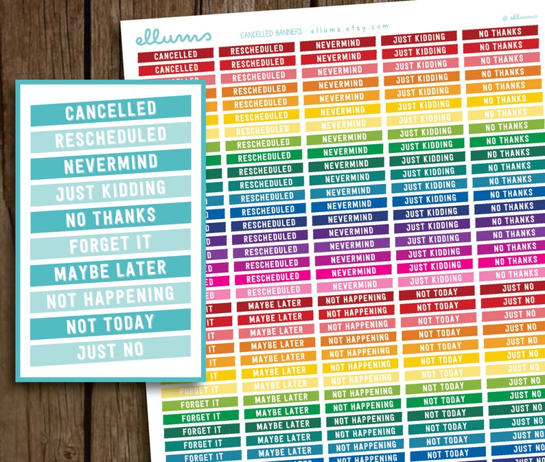 cancelled planner stickers printable pdf jpg cancelled etsy