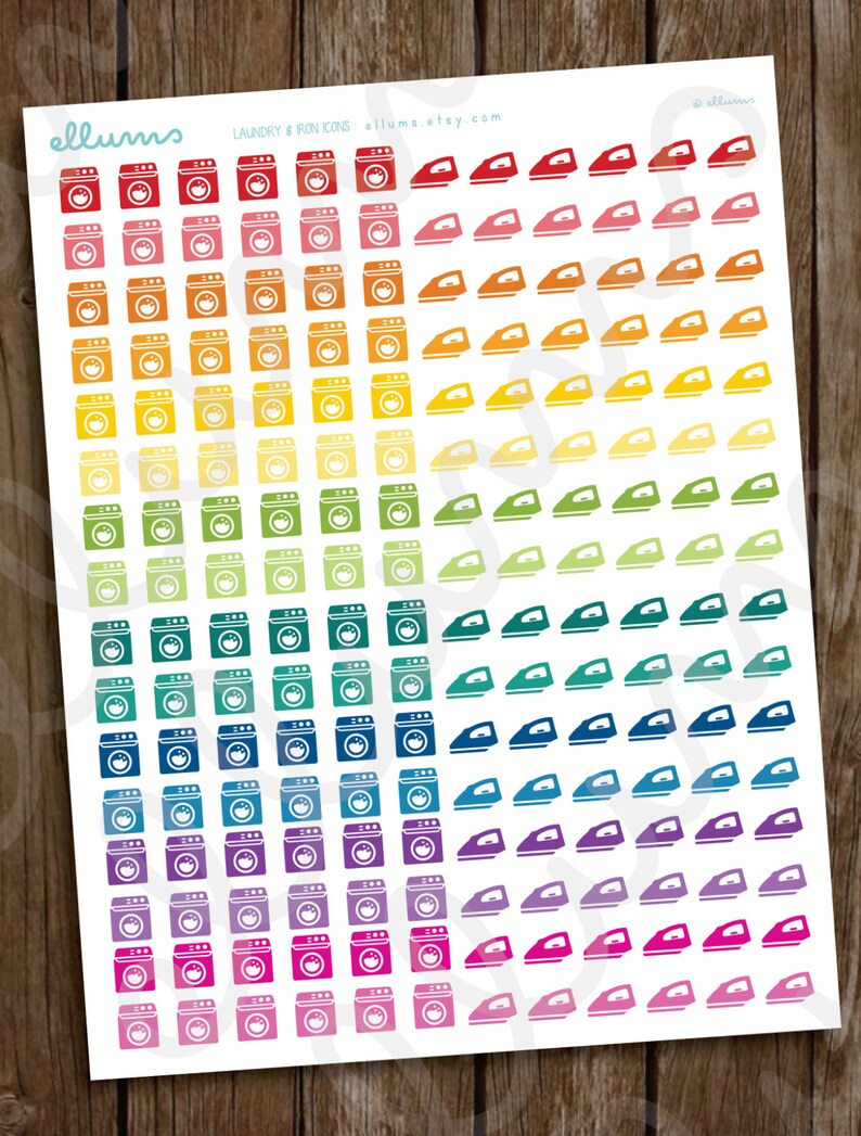 Cleaning Planner Stickers PRINTABLE Instant Download Etsy