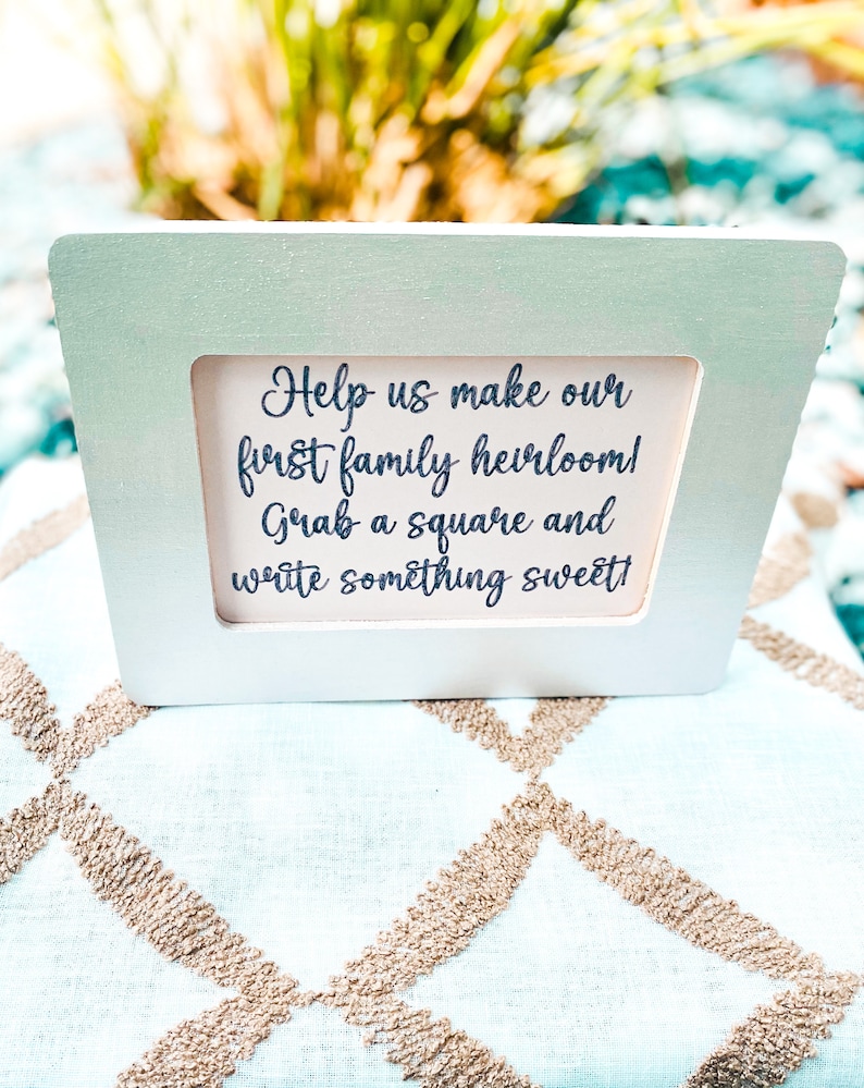 Wedding Quilt Kit Guest Book Alternative Etsy