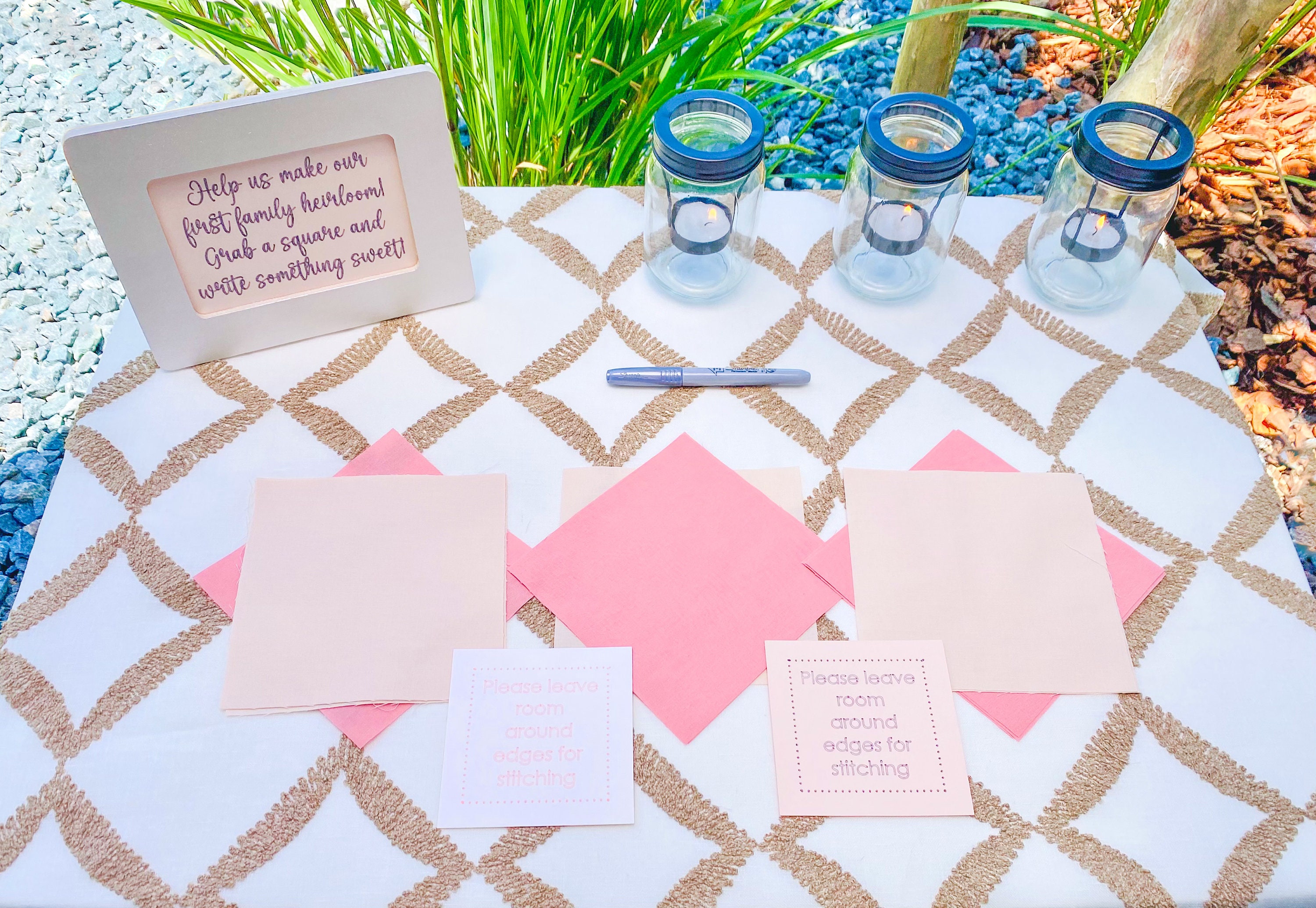 Keepsake Guestbook Quilt Kit