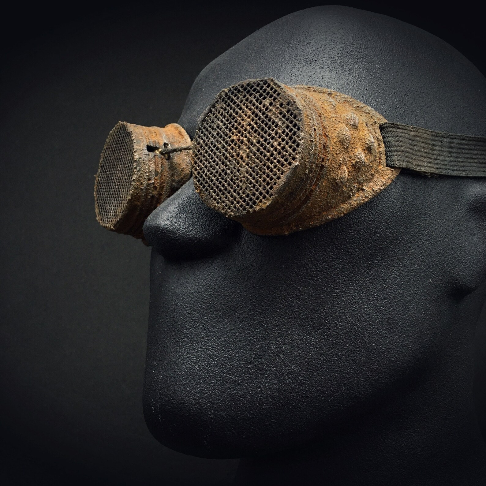 Goggles RUst3 postapocalyptic steampunk Etsy