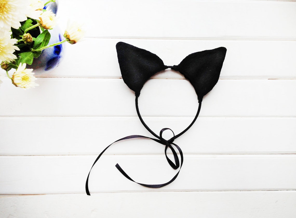 Felt Cat Ears Costume accessories Party ears Costume ears Etsy