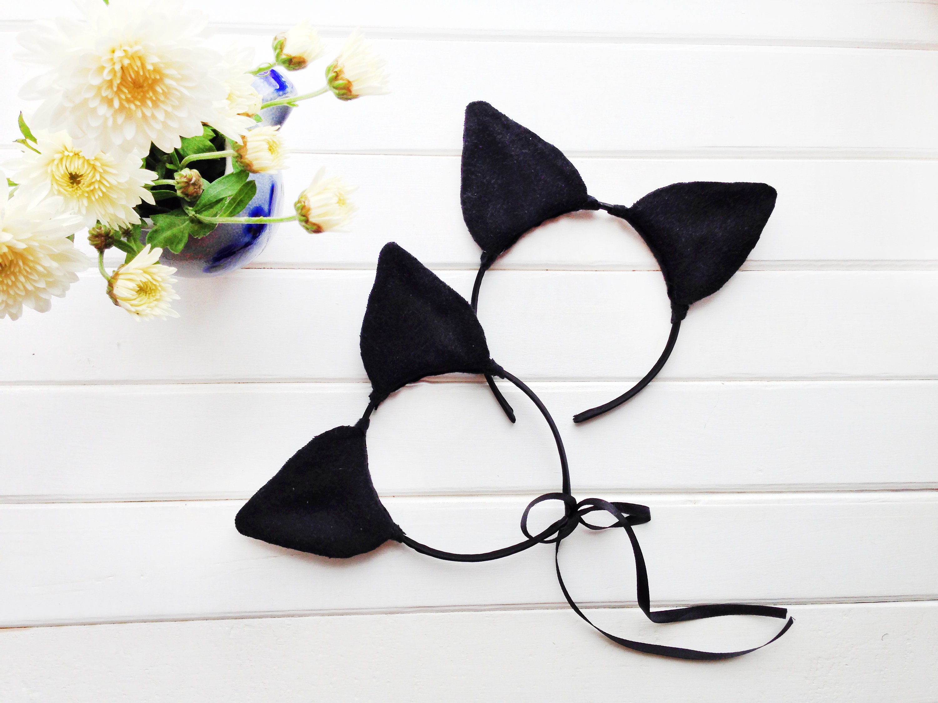 Felt Cat Ears Costume accessories Party ears Costume ears Etsy