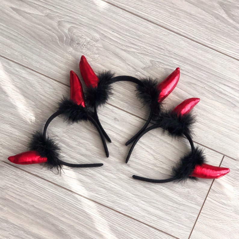 Devil horns Halloween Costume Halloween ears Devil Horn Etsy