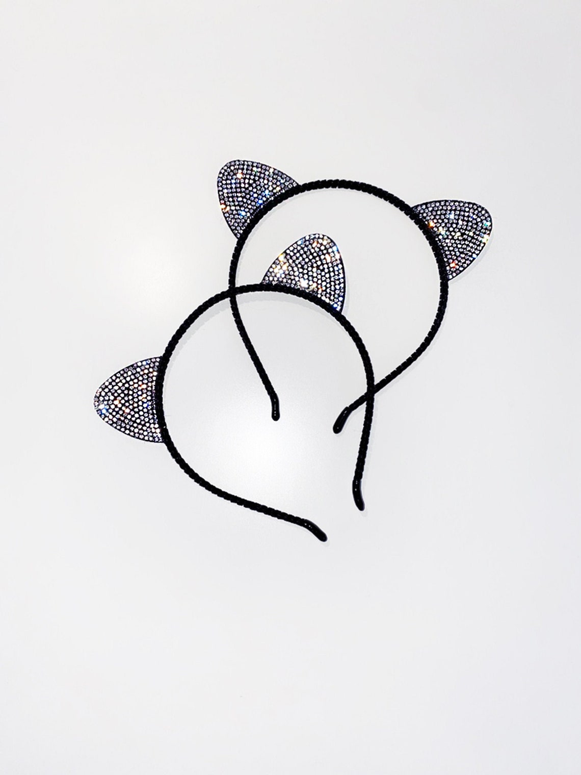 Cat Ears Bachelorette Black Cat Ear Lace Cat Ear Black Cat Etsy