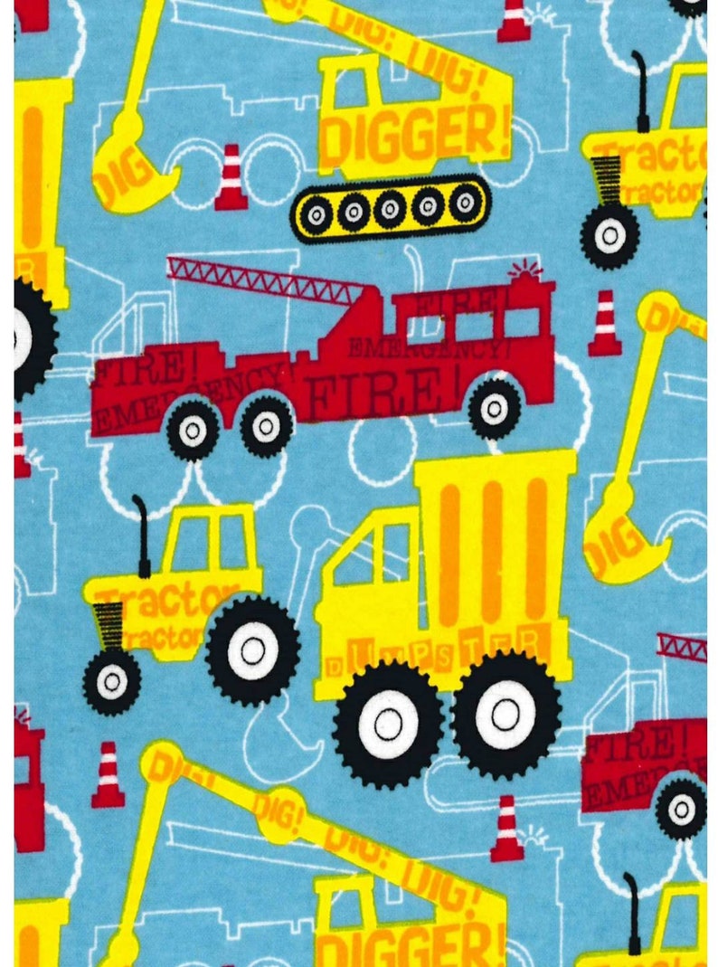 Fire Truck Construction Truck Crib Sheet Toddler Fitted Sheet Etsy