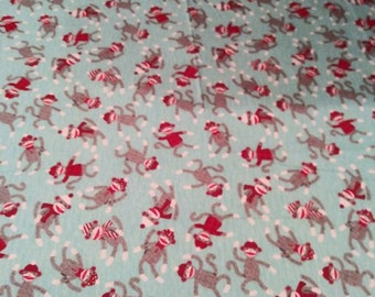 sock monkey crib bedding
