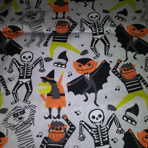 Monster mash crib sheet Halloween Toddler fitted sheet