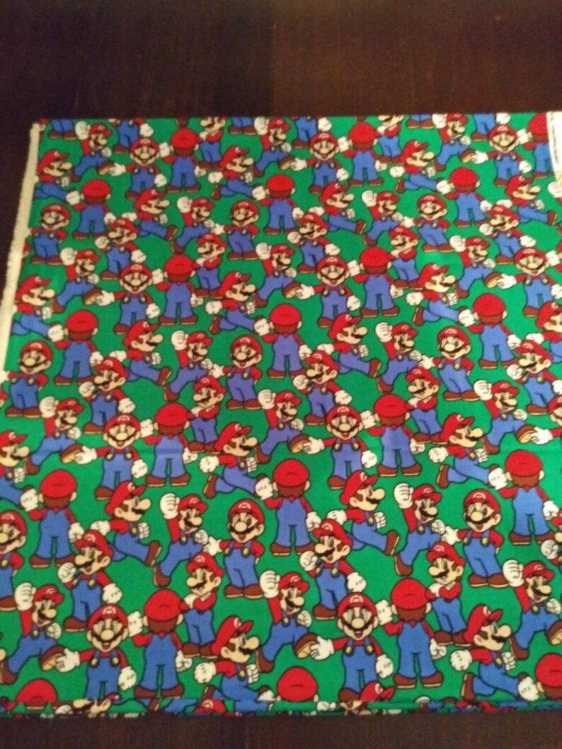 mario crib sheets
