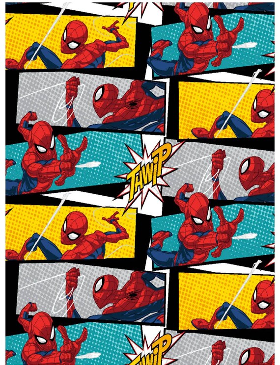 Spider Man Crib Sheet Spider Man Toddler Fitted Sheet Etsy