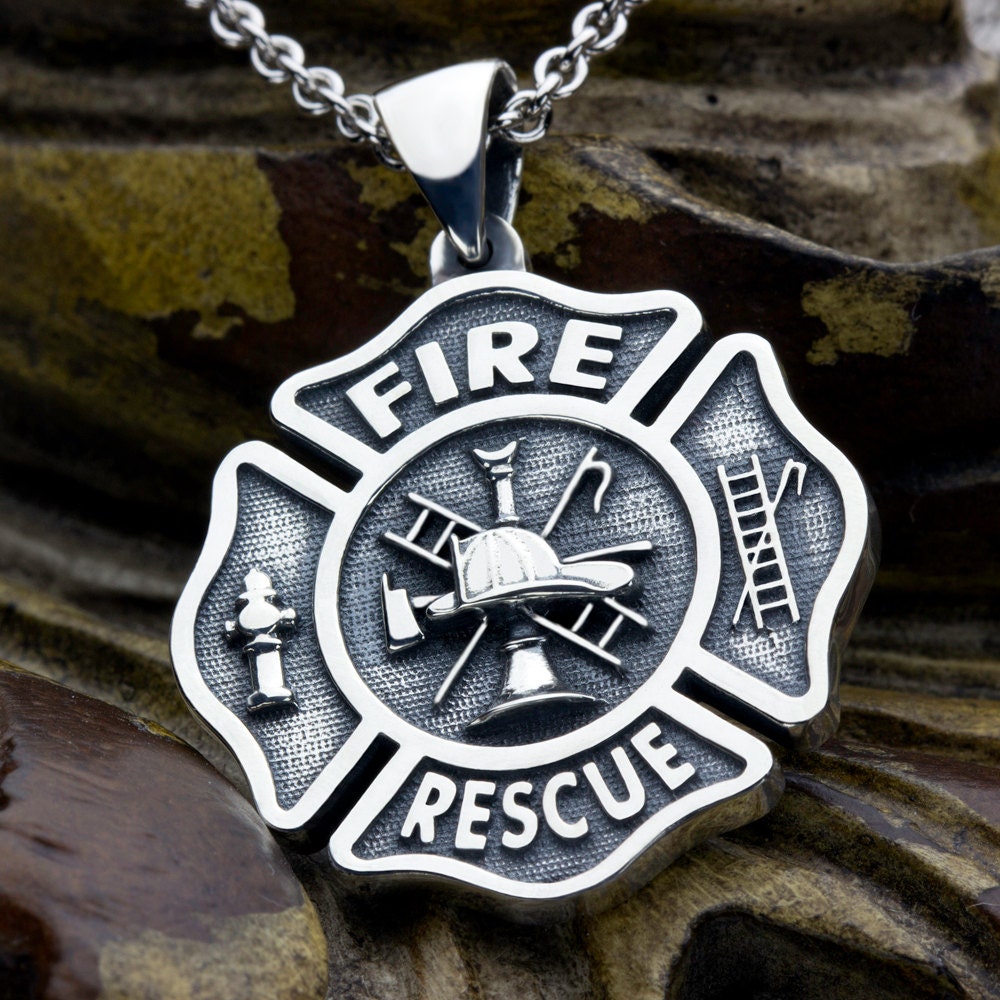 Firefighter Cross Necklace – ShineOn
