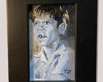 Think Happy Thoughts (Little Anthony from Twilight Zone) 2x3 inches