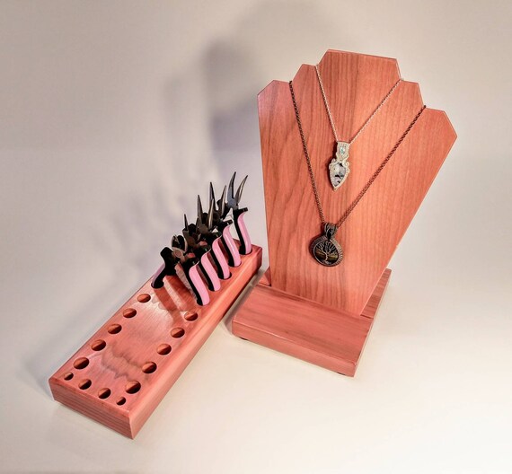 Jewelry Tool Holder & Necklace Display Stand Tool Organizer / Etsy