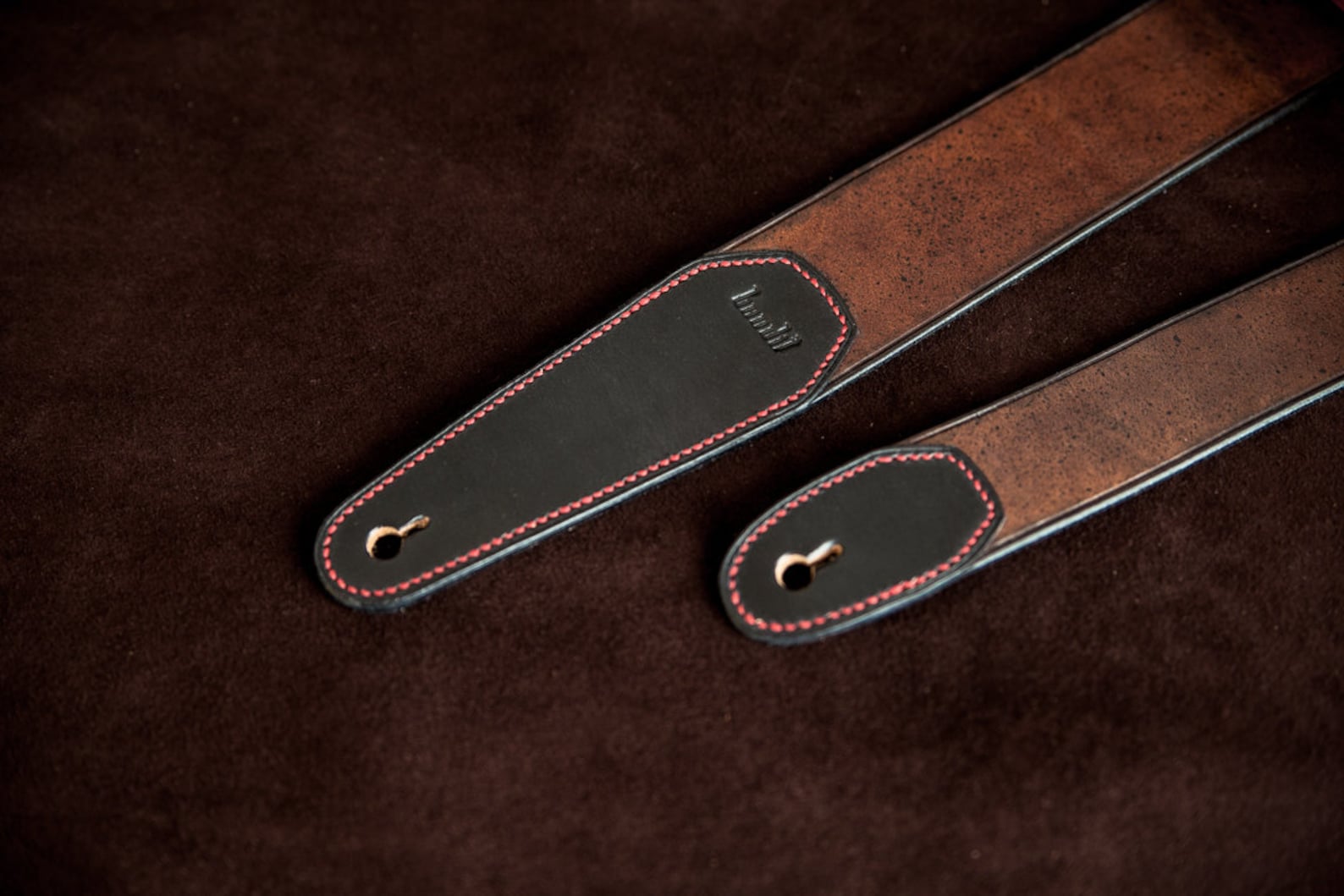 Leather Guitar Strap Rock Custom Leather Strap 