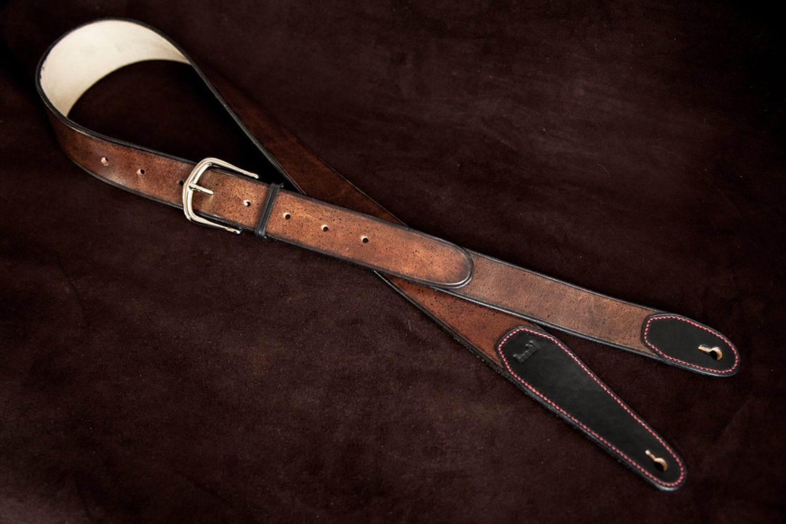 Leather Guitar Strap Rock Custom Leather Strap 