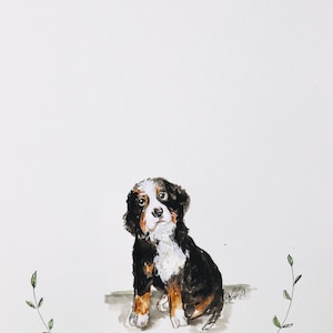 Custom Watercolor Pet Portrait Painting