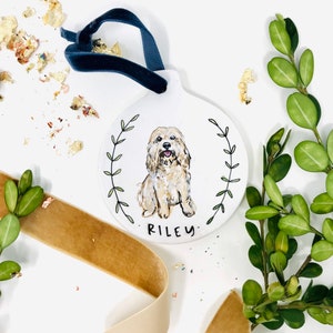 Kundenspezifische Ornamente- handgemalte Ornamente- Unser erstes Weihnachten, kundenspezifische Geschenke Brautstrauß, Haus, Haustier, Somogramm oder Blumen
