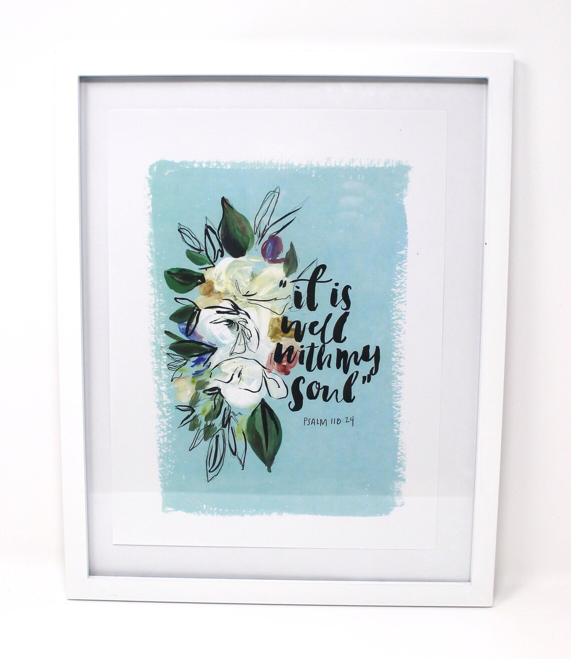 It is Well With My Soul Art Print 8x10 Simple Design Etsy