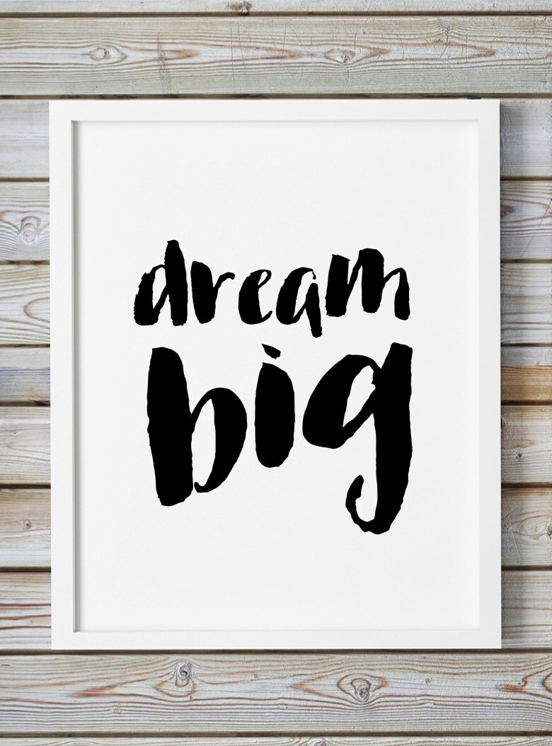 Dream Big Printables, Children Wall Art, Boys Room Decor, Nursery Print ...