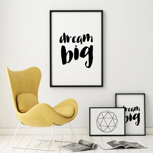 Dream Big Printables, Children Wall Art, Boys Room Decor, Nursery Print ...