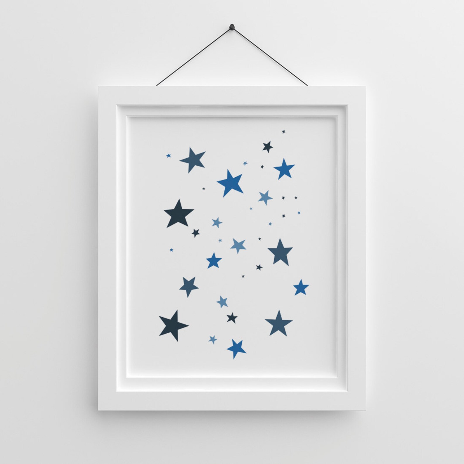 Blue Nursery Art, Kids Prints, Baby Wall Art, Adventure Awaits