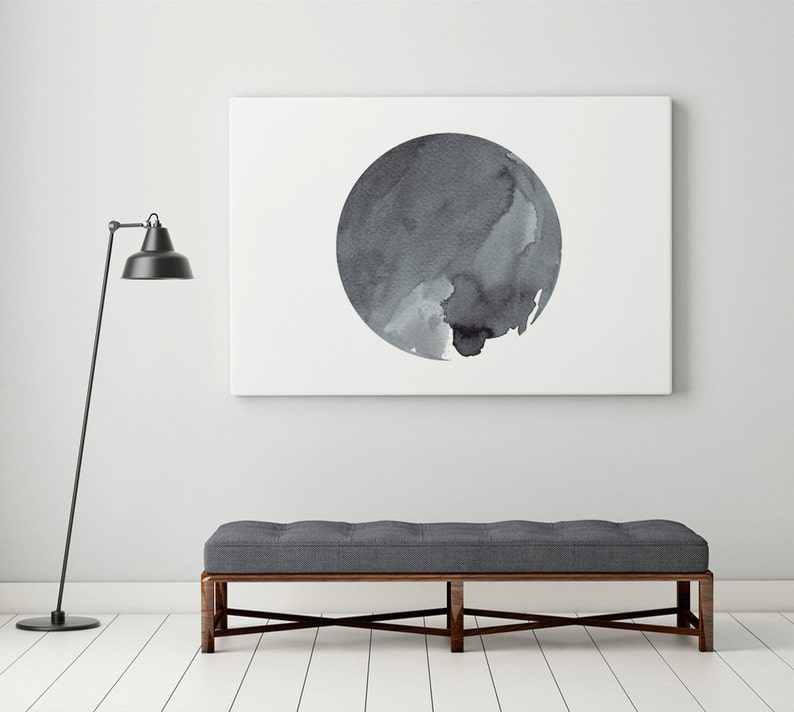 Abstract Art Horizontal Wall Art Printable Watercolor Painting ...