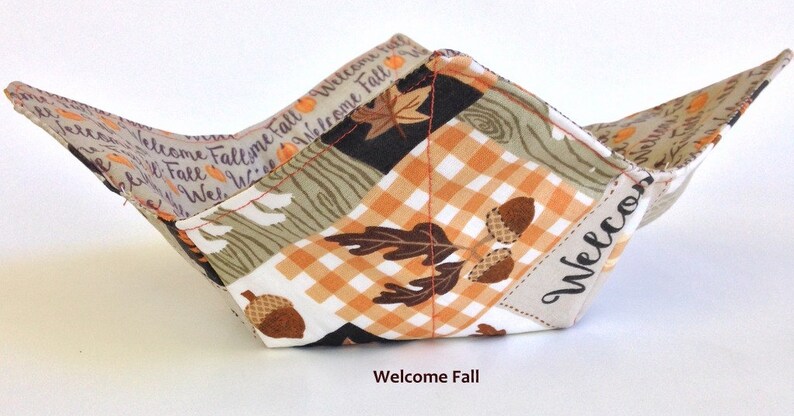 Reversible Microwave Bowl Potholder Set of Two Bowl Cozy ...