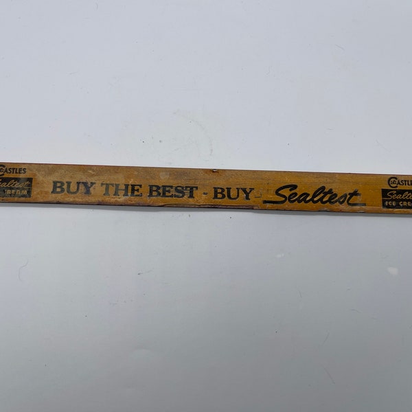 Vintage Advertising Ruler - Sealtest Ice Cream