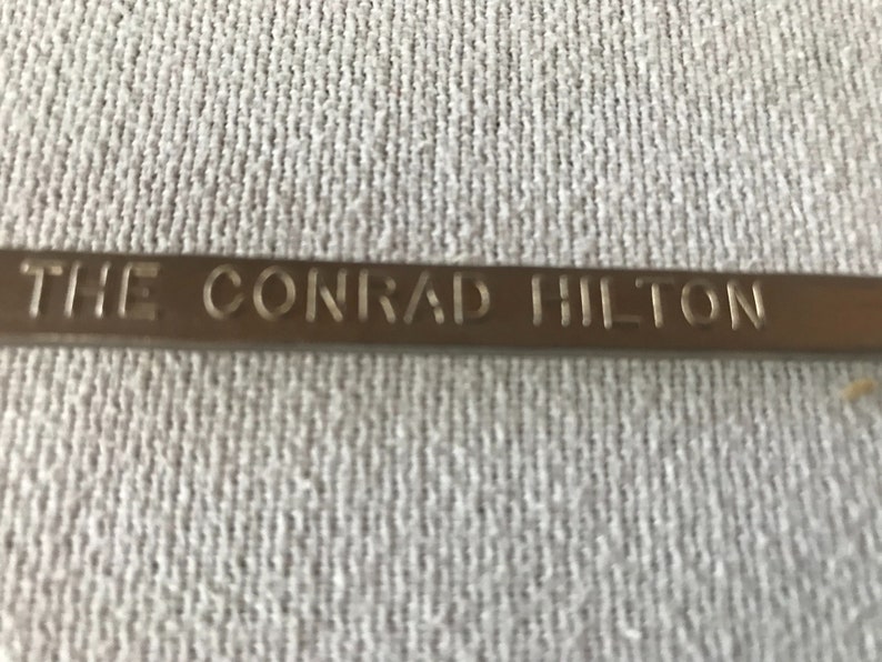 Vintage Bottle Opener From The Conrad Hilton
