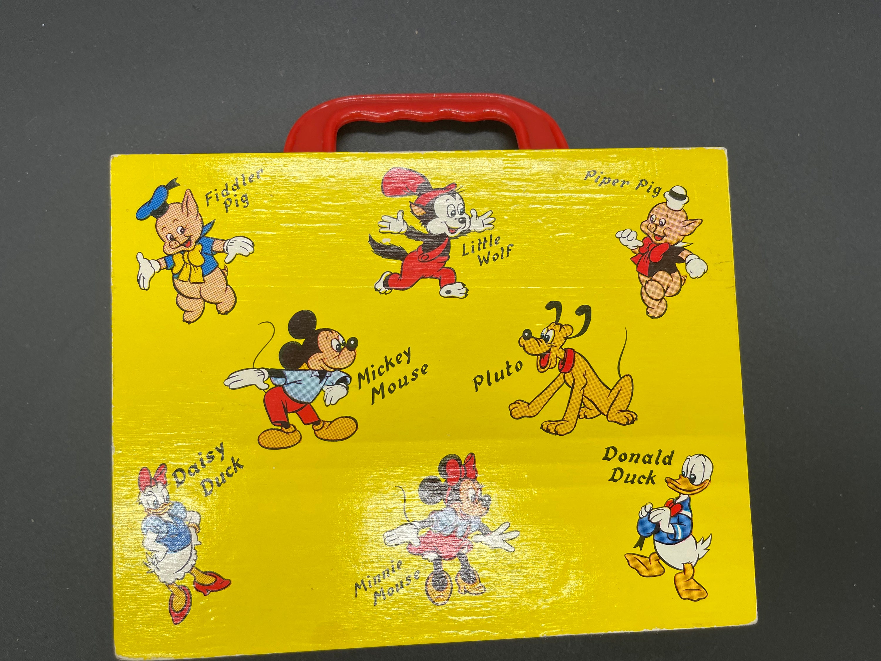 Vintage Walt Disney Mickey Mouse Picture Cubes - 1950s - Etsy