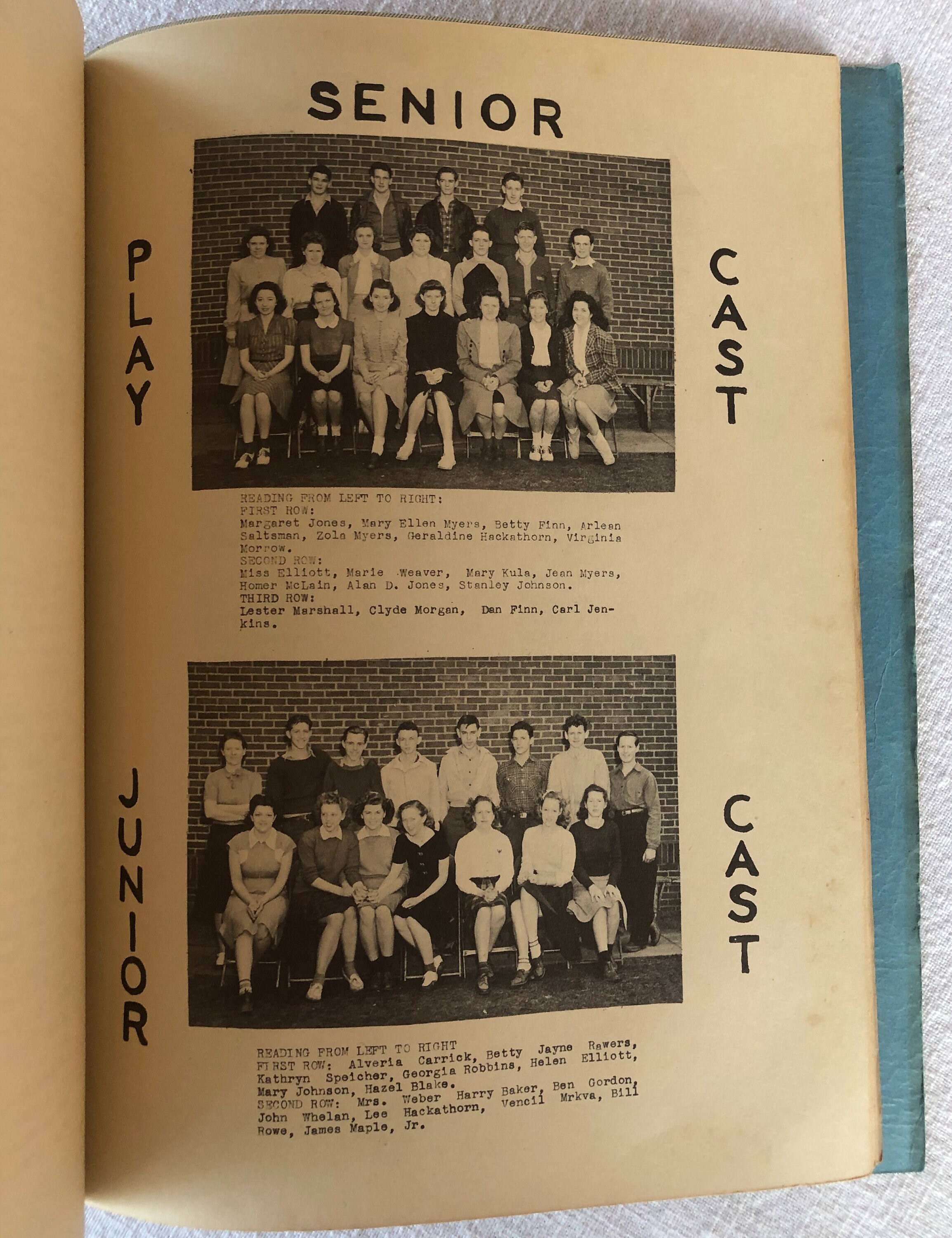 Bergholz Ohio Golden Echo High School Yearbook 194142 Etsy