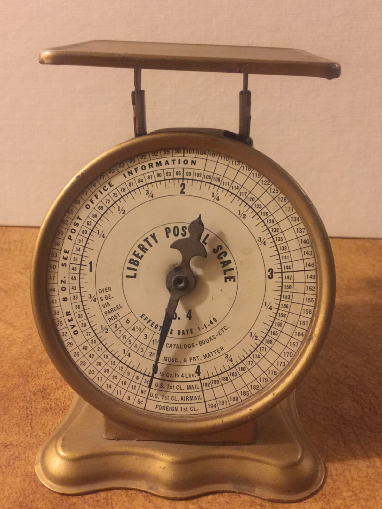 Vintage Liberty Postal Scale No. 4 Triner Mfg Co Chicago Etsy