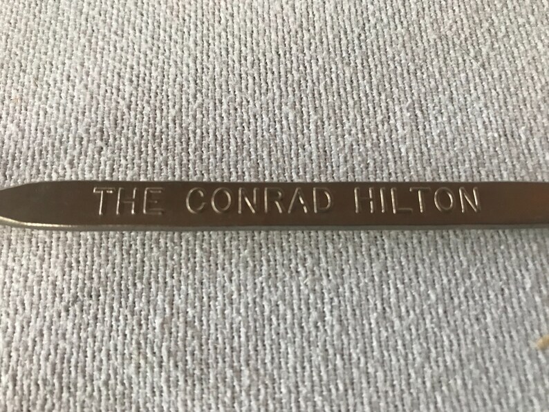 Vintage Bottle Opener From The Conrad Hilton