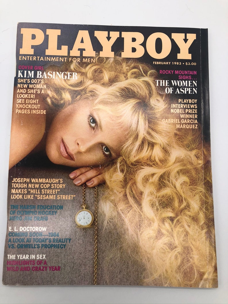 Playboy Magazine Kim Basinger February Etsy