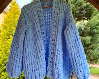 Women Knit Sweater Chunky Cozy Cardigan 