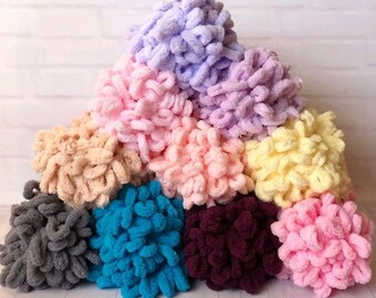 Alize puffy yarn, Puffy Color Alize, Baby yarn, Blanket yarn, No hook yarn, No neddle yarn, Puffy Yarn, Bulky yarn