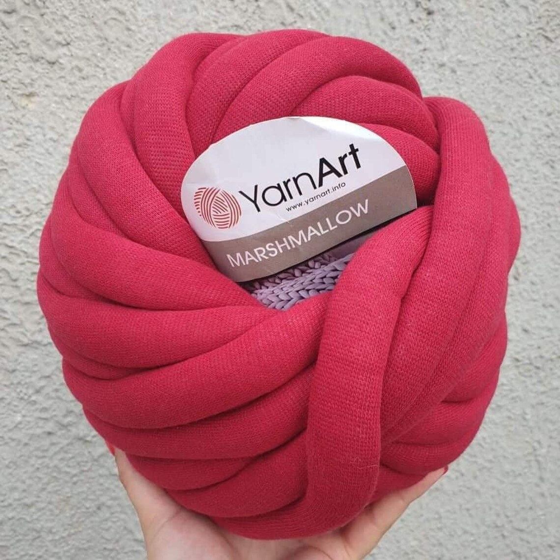 Bulky Yarn Marshmallow Yarnart Chunky Yarn Giant Knitting Etsy