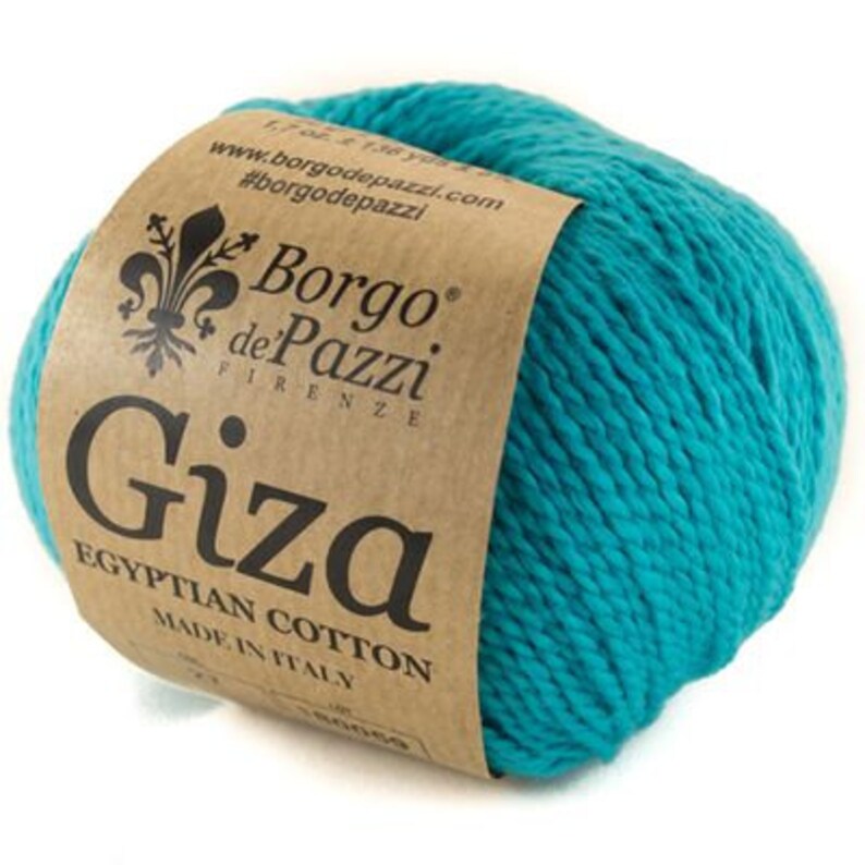 Egyptian cotton yarn Borgo de Pazzi Giza hypoallergenic yarn Italian cotton yarn summer yarn high quality cotton made in Italy