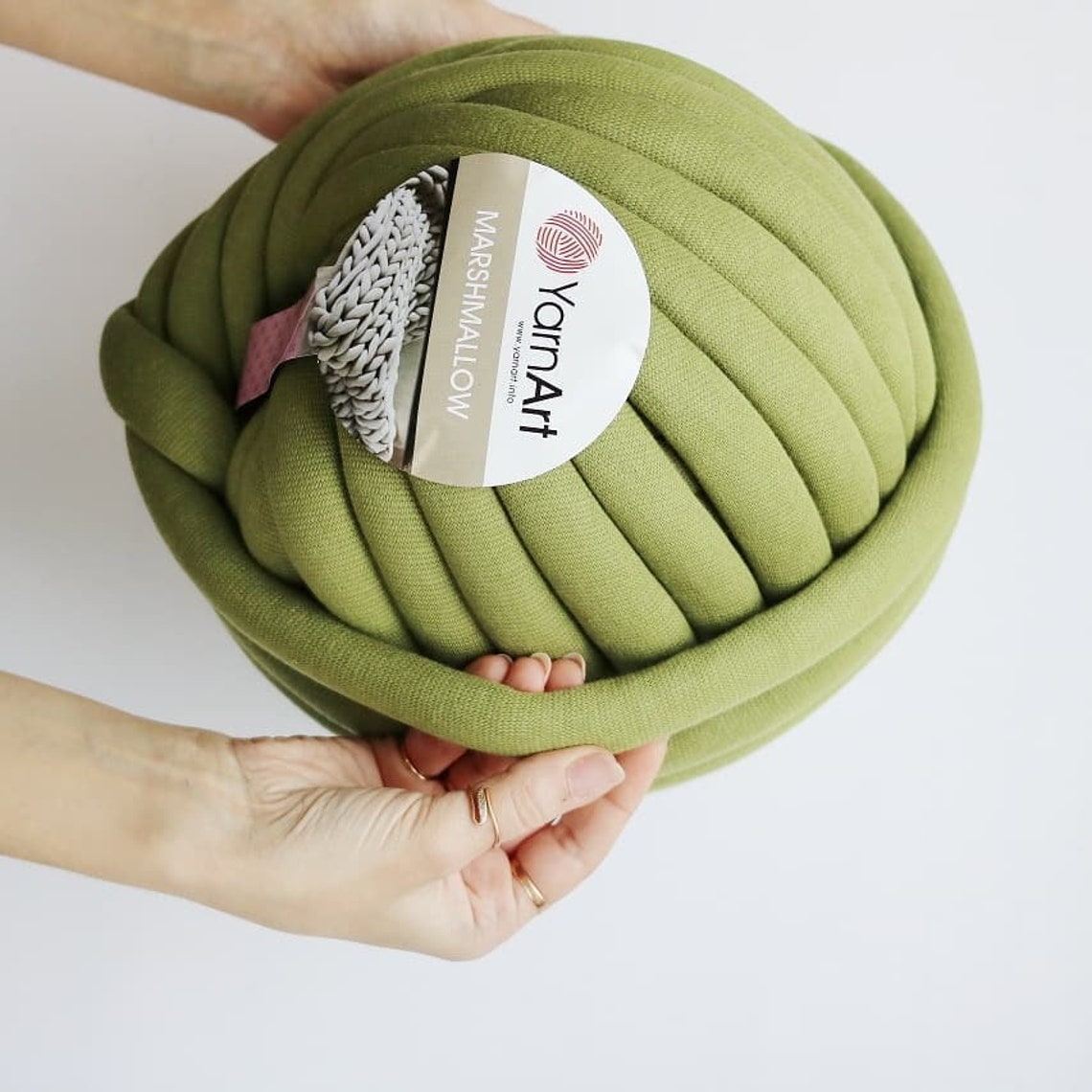 Bulky yarn Marshmallow Yarnart Chunky yarn Giant knitting Etsy