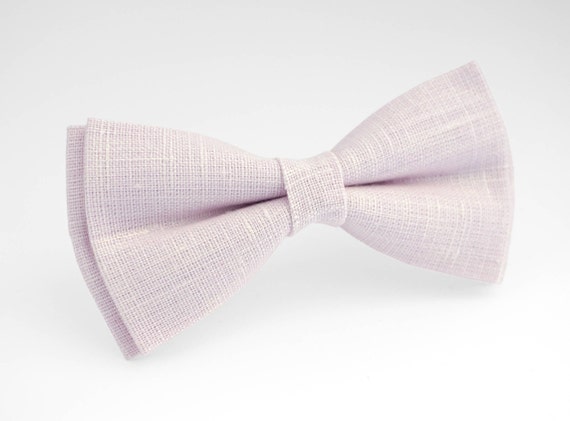 Blush pink Bow Tie Blush pink tie for wedding Light pink bow