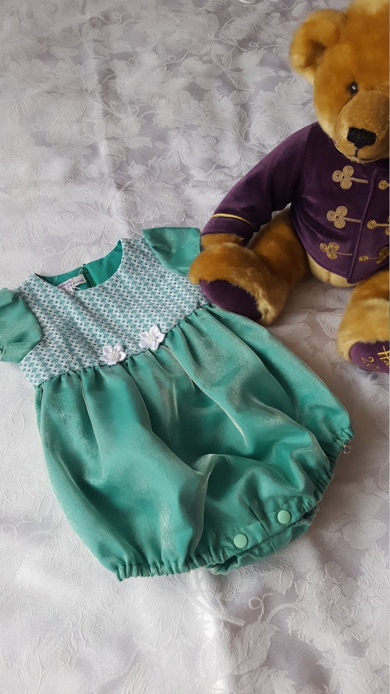 baby girl special occasion romper