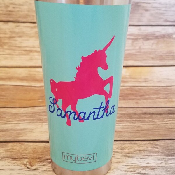 Unicorn Yeti Decal Etsy