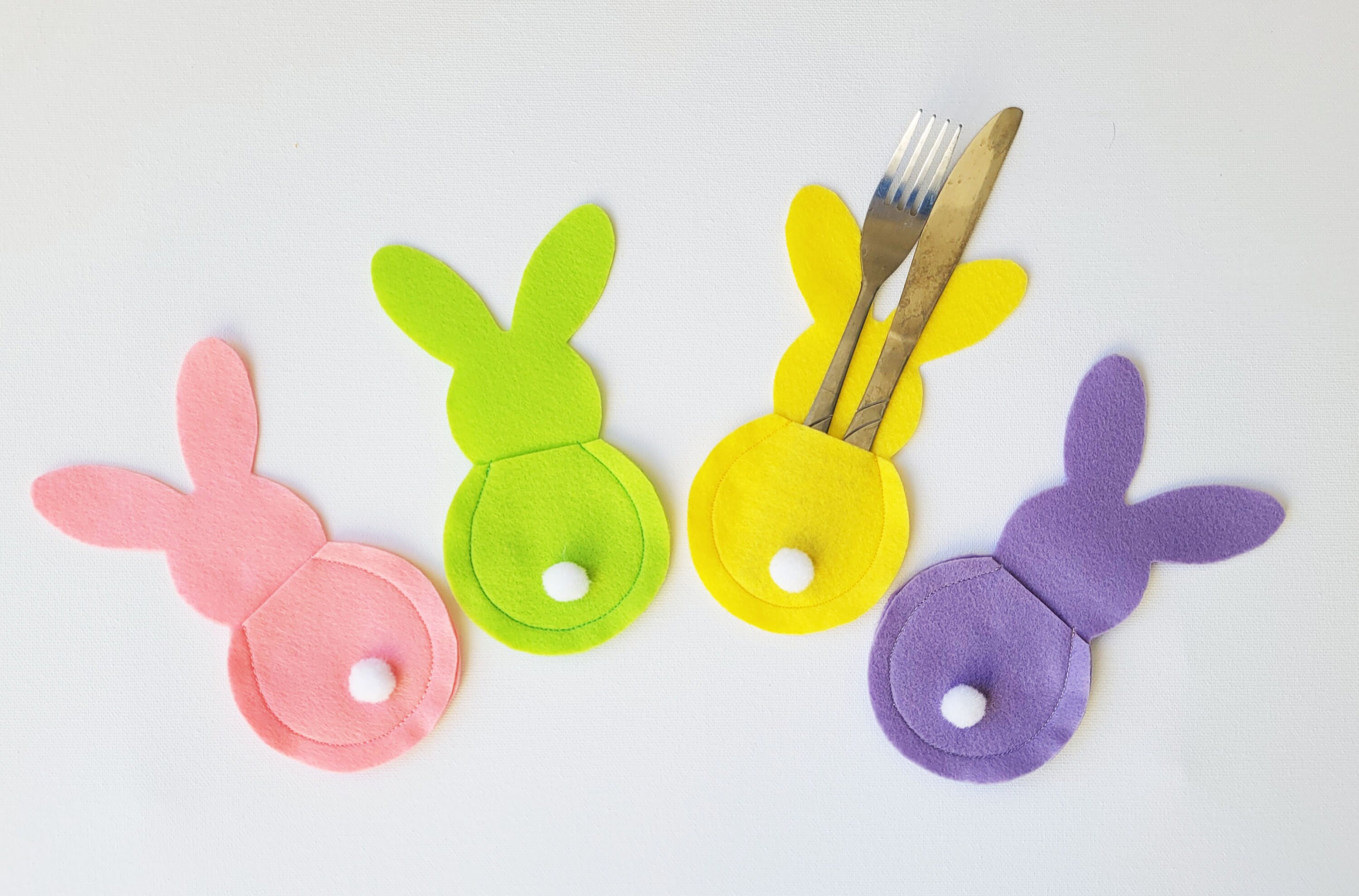 Bunny Easter Cutlery Holders Easter Table Decoration Festive Etsy UK