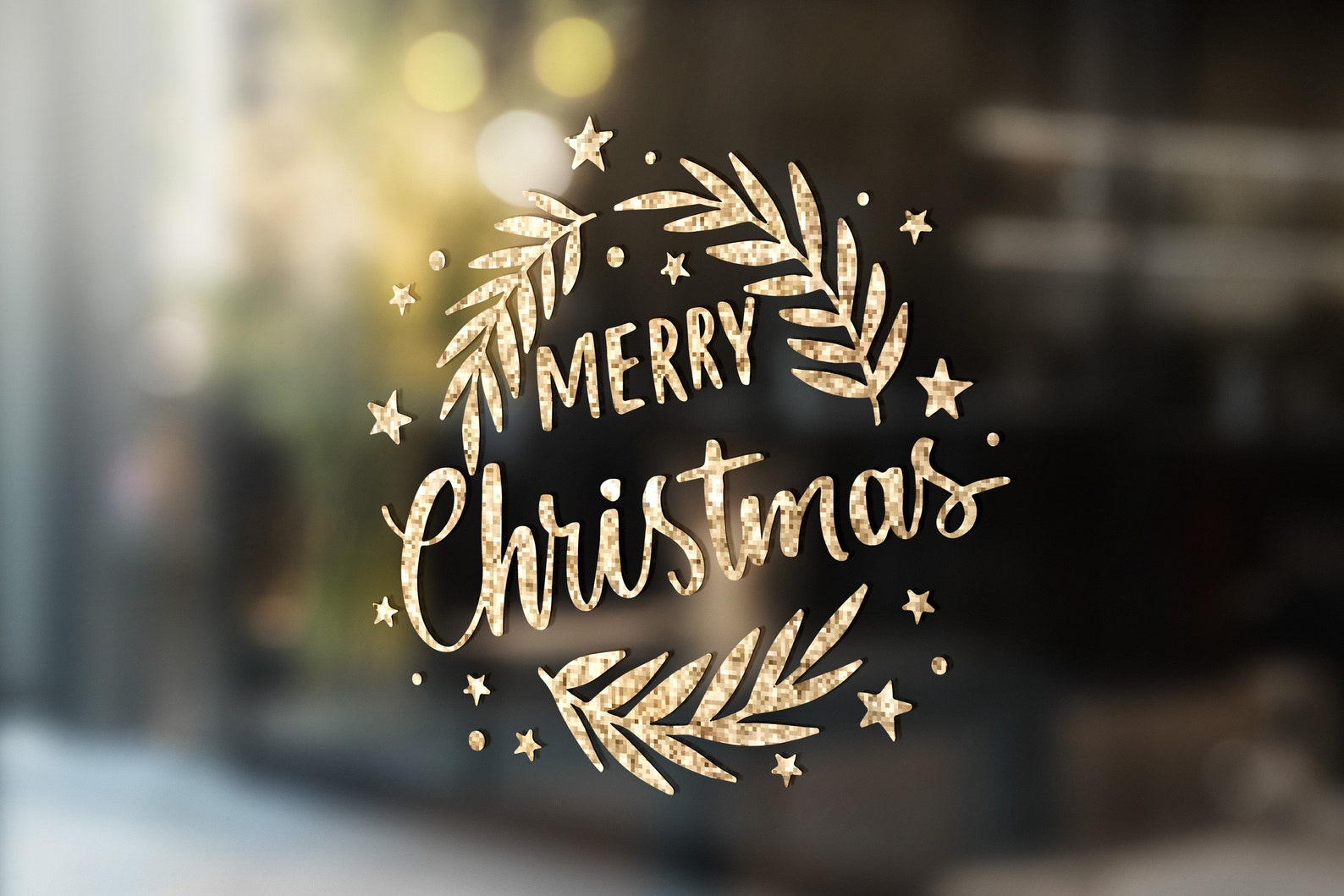Frohe Weihnachten Sticker Aufkleber Weihnachtsdekoration Etsy.de