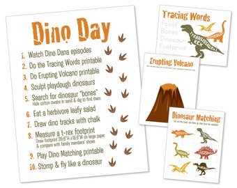 Dino Day Printable Activity Pack