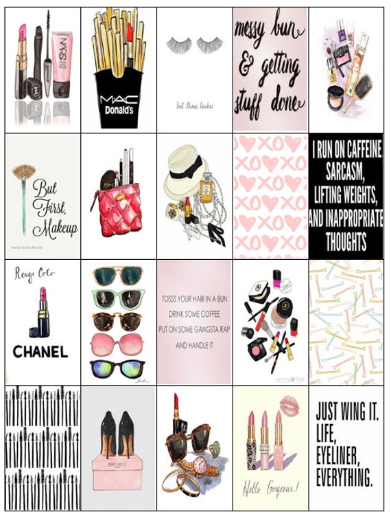 happy planner fun makeup