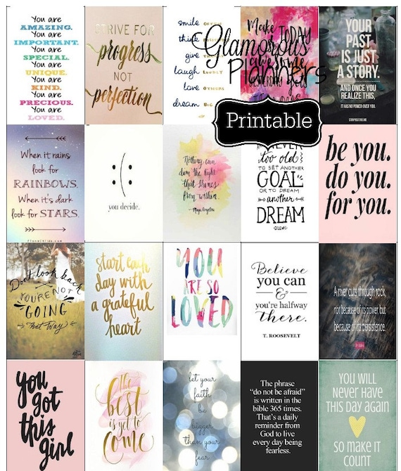 happy planner inspirational christian quotes printable etsy
