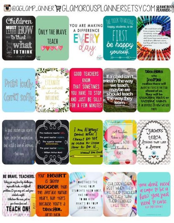 Happy Planner Teacher Stickers Teaching Quotes Teacher Planner 2 inch stickers Full Size HP Happy Planner Stickers V 1 Happy Planner Teacher Stickers Teaching Quotes Teacher Planner 2 inch stickers Full Size HP Happy Planner Stickers V 1